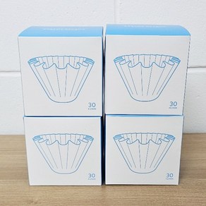 블루보틀 커피 필터 (30pcs) 4팩 (120매), 30개, 4개