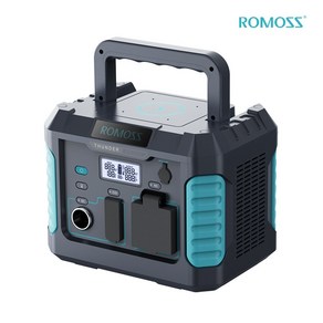 로모스 220V 대용량 배터리 500W 108000mAh 차박 캠핑용 파워뱅크, 아쿠아블랙, RS500