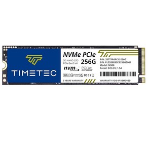 Timetec 1TB SSD NVMe PCIe Gen3x4 8Gb/s M.2 2280 3D NAND TLC 600TBW 고성능 SLC 캐시 읽기/쓰기 속도 최대 2 000/1 60