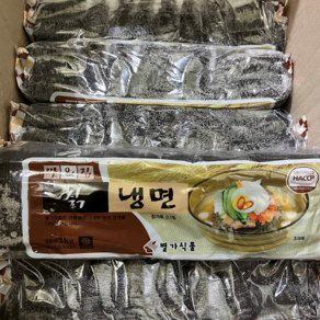 별가 칡냉면2kg 별가식품 업소용 냉면면 비빔 물 함흥 불 동치미 사리 매운 냉면육수, 2kg, 6개