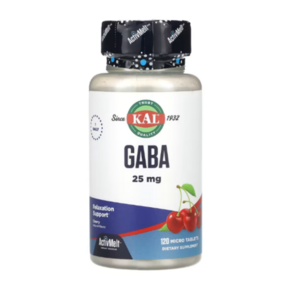 KAL GABA 가바 체리 향 25mg 마이크로 120정 (4개월분) 녹여 먹는