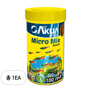 아트아쿠아 마이크로 믹스 열대어 파우더 비트 사료, 100ml, 1개