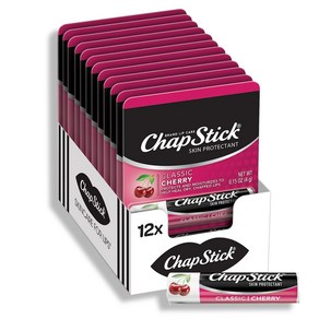 chapstick lip classic balm 챕스틱 클래식 립밤, chey, 4g, 12개