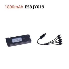 쿼드콥터용 3.7V 1800mAh 배터리 E58 E68 JY109 S168 RC 드론 리튬 배터리 리모컨 UAV 배터리 3 개, 9) 1PCS with usb