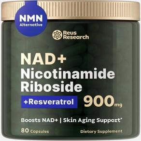 Reus Reseach NAD 리포좀 니코틴아마이드 리보사이드 900mg 80캡슐, 1개, 80정