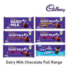 캐드베리 Cadbuy Daiy Milk Chocolate Full Range 밀크 판단 코코넛 초콜릿 Hazelnut Milk Roast Almond Fuit Blackfo, Blackfoest, 160g, 1개