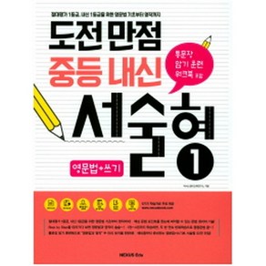 도전만점 중등내신 서술형 1 : 절대평가 1등급 내신 1등급을 위한 영문법 기초부터 영작까지