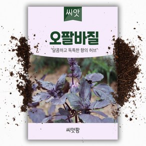 씨앗팜 허브 오팔 바질 씨앗 (500립)