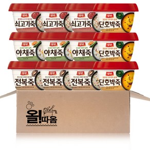 올따옴) 동원 용기죽 기획세트 쇠고기3+야채3+단호박3+전복3