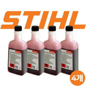 STIHL 스틸 2행정 2싸이클오일 1박스(20개) 스틸오일 450ml 독일생산정품 식물성오일 혼합비율50:1, 4개, 본품(배터리없음)