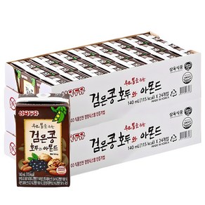 [블루존] 삼육두유 검은콩 호두와 아몬드, 140ml, 48개