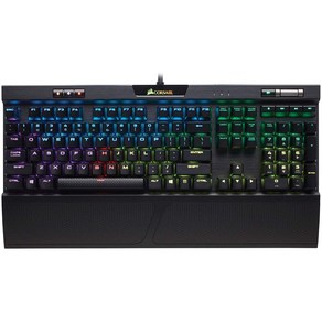 Cosai 커세어 K70 MK2 RGB 기계식 키보드 영문 체리 적축, 블랙, 표준