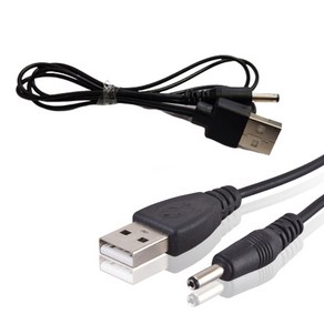 (주)승원전자 USB전원 충전케이블 USB to DC3.5mm~1.35mm 케이블 1M, 1개