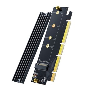 M.2 ~ PCIE X16 어댑터 카드 PCI-E에서 M.2 NVME SSD 전속 속도 확장, 한개옵션0