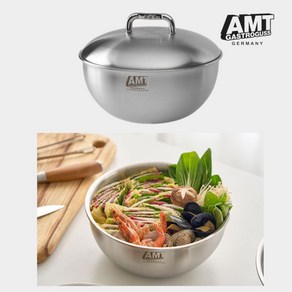 독일 AMT 굿핸즈마스터 멀티 스텐 웍 궁중팬 22cm 스텐뚜껑, 1개