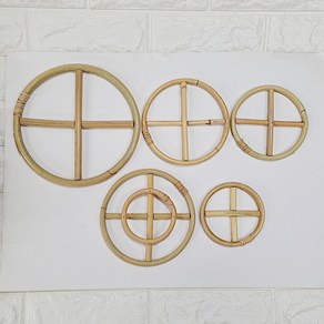 소품팩토리 십자 라탄틀 썬캐쳐 자개모빌 diy 드림캐쳐 만들기 마크라메 발리 모빌재료