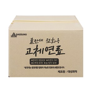 국산 대성 고체연료 80g 20개입 1박스 점화제 캠핑 화로, 1개, 20개입1박스