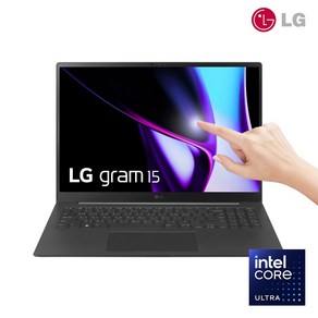 [S급리퍼] LG그램15 코어 울트라7 램16G SSD 1TB 터치스크린 윈도우11 블랙에디션, 블랙, 15Z90S, 코어i5, 16GB, WIN11 Home