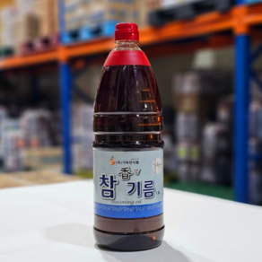 가득찬 참기름1.8L 통참깨100%, 1개, 1.8L