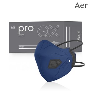 아에르 Po QX200F (프로 큐엑스) 1급 방진마스크 1BOX (10개입) / 냄새제거용 활성탄 첨가/산업용 공사현장 분진 용접용, 아에르 PRO QX200F 1급 방진 (다크블루), 10개입, 1개