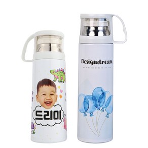 디자인드림 승화전사 미니컵 텀블러 스텐 보온병 보냉병, 미니컵 텀블러(500ml) 15개, 15개