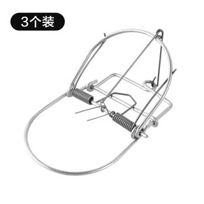 동물 트랩 고라니 5개입 뉴트리아망 와이어 함정 10개 오소리 들짐승 하수구, 철사 쥐덫[3개입], 3개