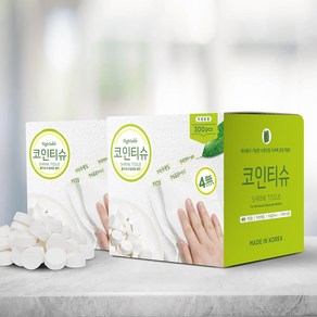 베지터블 코인 티슈, 300개입, 2개