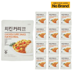 노브랜드 치킨커리덮밥소스 120g, 12개