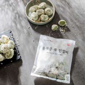 [경기도가떡] 한입 인절미 수제떡, 150g, 1개, 동부콩쑥