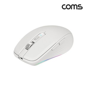 COMS 듀얼 무선 블루투스 무소음 마우스(White)/RT684 RT684