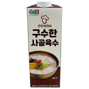 정식품 구수한 사골육수, 1개, 950ml