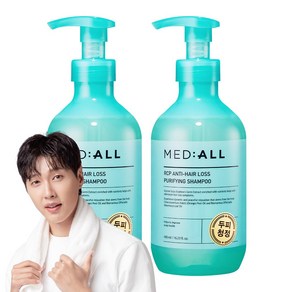 메디올 퓨리파잉 샴푸 시트러스향, 480ml, 2개