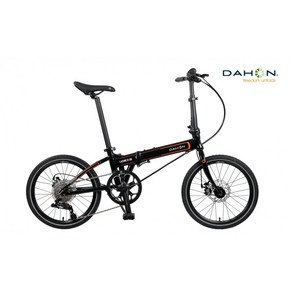 DAHON 다혼 LAUNCH D8 8단 자전거 접이식 미니벨로, 블랙, 매장방문(100%조립), 1개