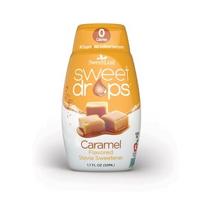 Sweetleaf Sweet Dops Liquid Stevia Sweetene Camel 1 Sweetleaf Sweet Dops 액상 스테비아 감미료 카멜 1.7온, 50ml, 1개