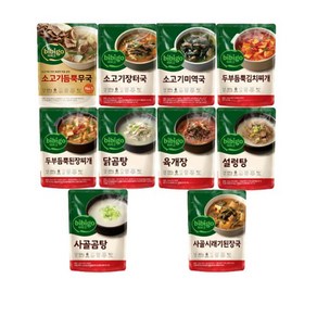 비비고 국 탕 찌개 10종, 1세트, 460g