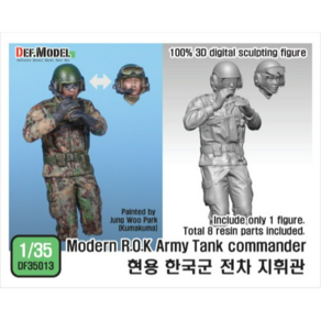 DF35013 1/35 Moden ROK Amy K2 Black Panthe Tank Commande, 1개