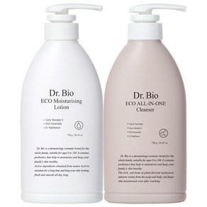 닥터바이오 에코 페이스 앤 바디로션 750g+올인원클렌저 750g 1세트