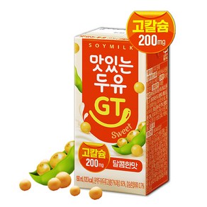 고칼슘 맛있는 두유GT 달콤한맛 두유, 24개, 190ml