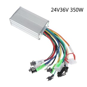 전기 자전거 e- 자전거 e- 스쿠터 용 250W/350W DC 모터 속도 컨트롤러, 24V36V 350W, 한개옵션0