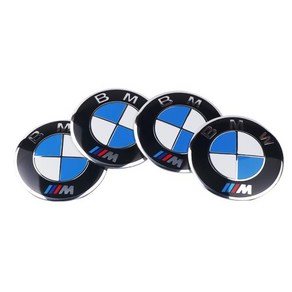 자동차 휠 센터 허브 커버 캡 장식 스티커 BMW M F31 F34 F32 E52 E53 E60 E90 E91 E92 E93 F01 F30 56m, 한개옵션2