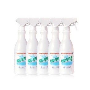 진로발효 바이오크린콜 450ml 5개 뿌리는 방역 살균 소독제