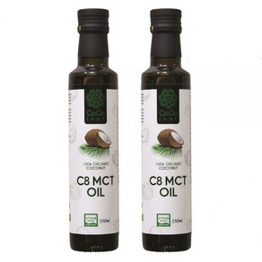 CocoLeaf 코코리프 유기농 엠씨티 MCT 오일 C8 250mL x 2병 1021902, 2개