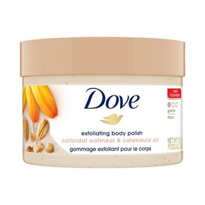 도브 오트밀 카렌듈라 오일 엑스폴리에이팅 바디 폴리쉬 바디스크럽 298g Dove Exfoliating Body Polish, 1개