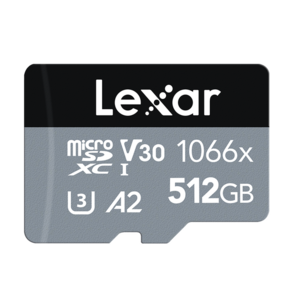 Lexa 512GB 512G 1066X V30 U3 A2 Mico Cad SDXC Micosd TF Mini Memoy SD Cad, 1개