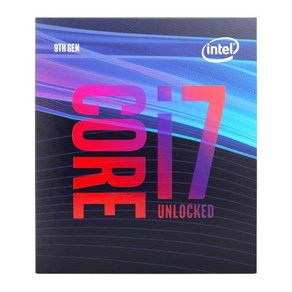 인텔 코어 I7 9700K 데스크탑 프로세서 8코어 최대 3.6GHZ 터보 잠금 해제 LGA1151 300 시리즈 95W 단일옵션 B07HHN6KBZ, 단일옵션／단일옵션