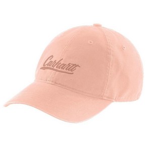 Cahatt 칼하트 여성용 캔버스 스크립트 그래픽 캡 모자 파우더 블루