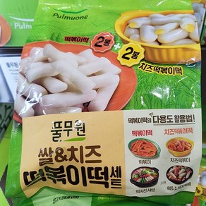 풀무원 쌀+치즈 떡볶이떡세트 1148g, 일반포장 동절기만, 1.148kg, 2개