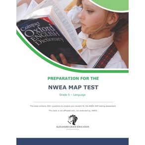 (영문도서) NWEA Map Test Pepaation - Gade 5 Language Papeback, Independently Published, English, 9798327277335