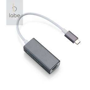 라베코리아 C타입 USB 3.1 기가 랜젠더 카드 다크실버, LB-CLG1000G, 1개