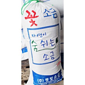 다인 자연이 숨 쉬는 꽃소금 15kg 재염 소금 조미료 [6211-0]15kg 꽃소금 자연이 숨 쉬는, 1개